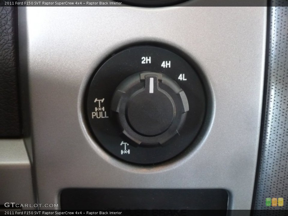 Raptor Black Interior Controls for the 2011 Ford F150 SVT Raptor SuperCrew 4x4 #53077438
