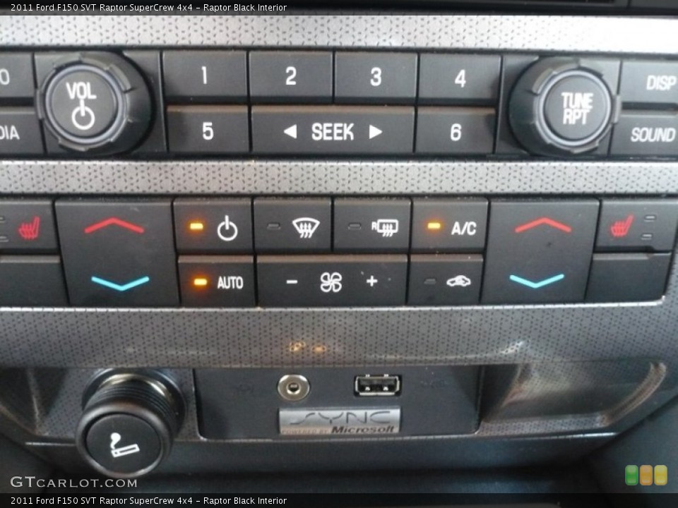 Raptor Black Interior Audio System for the 2011 Ford F150 SVT Raptor SuperCrew 4x4 #53077507