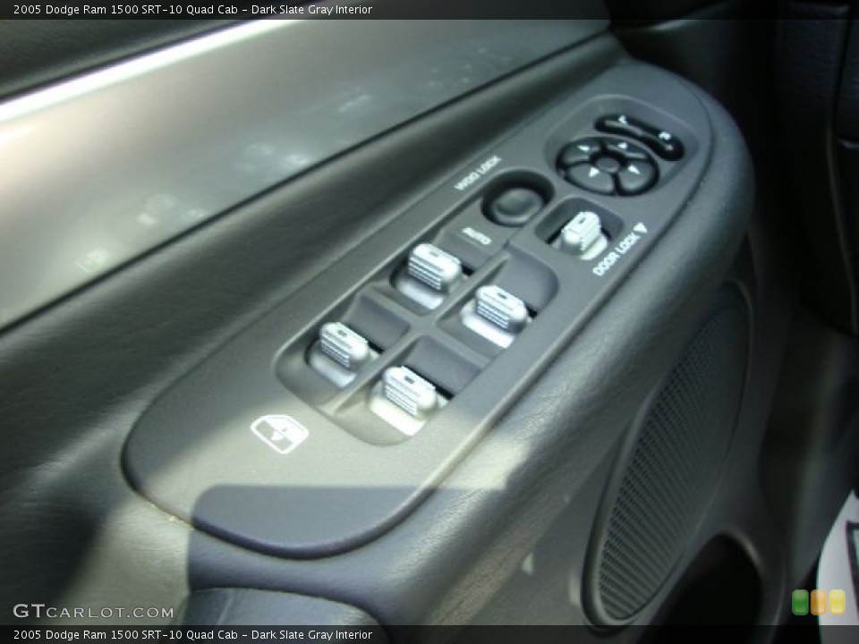 Dark Slate Gray Interior Controls for the 2005 Dodge Ram 1500 SRT-10 Quad Cab #53082601