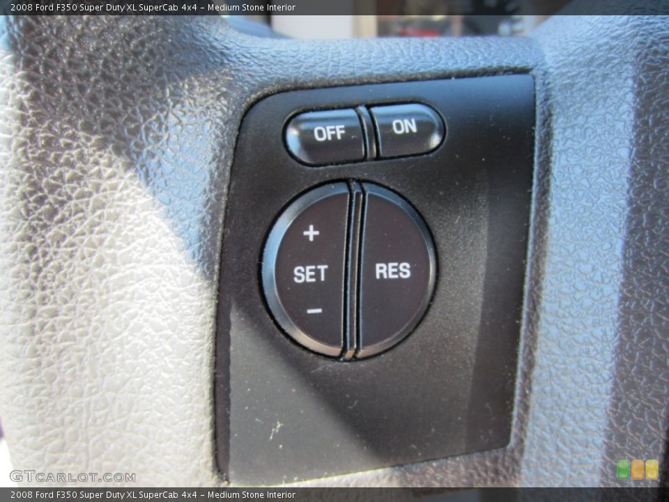 Medium Stone Interior Controls for the 2008 Ford F350 Super Duty XL SuperCab 4x4 #53083051