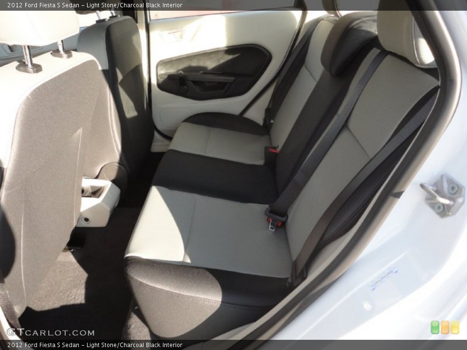 Light Stone/Charcoal Black Interior Photo for the 2012 Ford Fiesta S Sedan #53083327