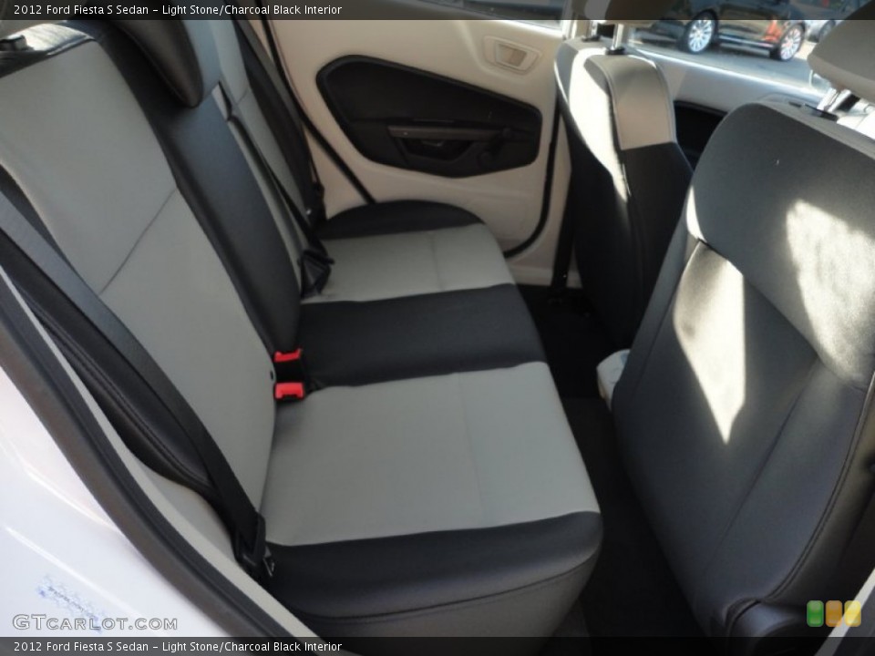 Light Stone/Charcoal Black Interior Photo for the 2012 Ford Fiesta S Sedan #53083342