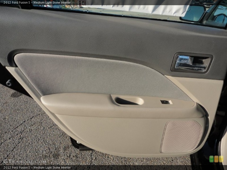 Medium Light Stone Interior Door Panel for the 2012 Ford Fusion S #53083630