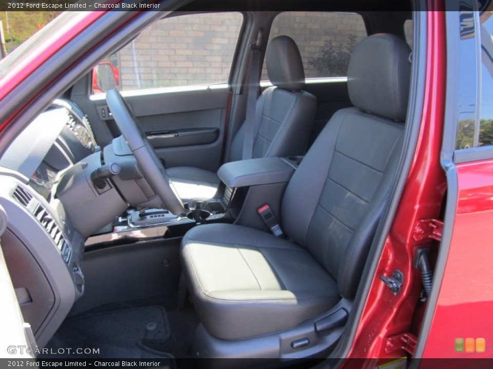 Charcoal Black Interior Photo for the 2012 Ford Escape Limited #53084861