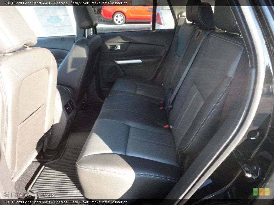 Charcoal Black/Silver Smoke Metallic Interior Photo for the 2011 Ford Edge Sport AWD #53085829
