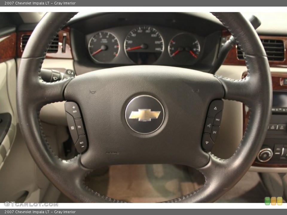Gray Interior Steering Wheel for the 2007 Chevrolet Impala LT #53086715