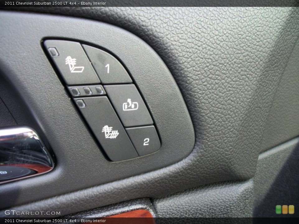 Ebony Interior Controls for the 2011 Chevrolet Suburban 2500 LT 4x4 #53087117
