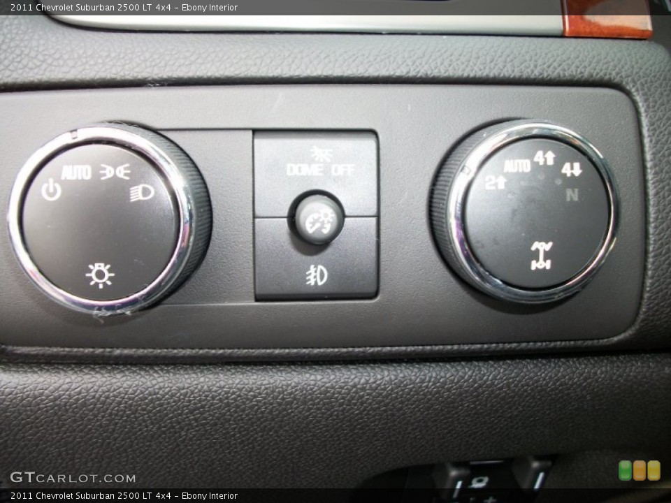 Ebony Interior Controls for the 2011 Chevrolet Suburban 2500 LT 4x4 #53087132
