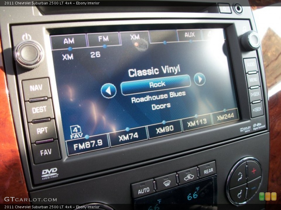 Ebony Interior Audio System for the 2011 Chevrolet Suburban 2500 LT 4x4 #53087174