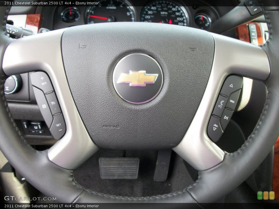 Ebony Interior Controls for the 2011 Chevrolet Suburban 2500 LT 4x4 #53087231