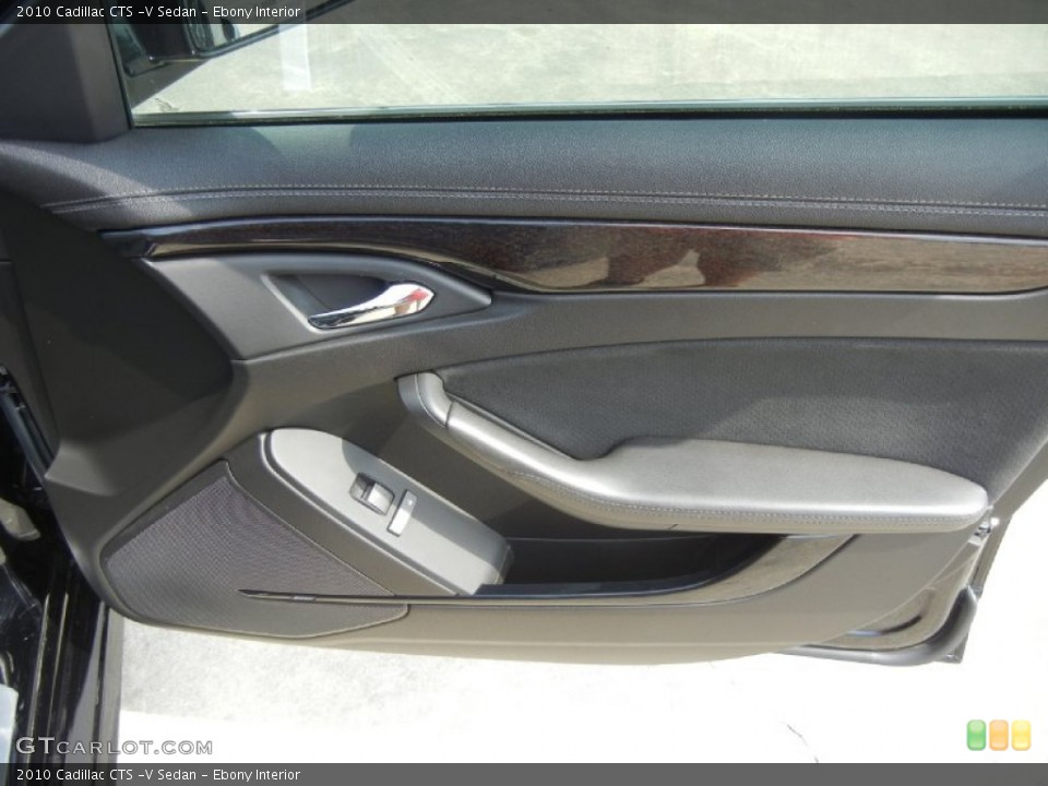 Ebony Interior Door Panel for the 2010 Cadillac CTS -V Sedan #53088425