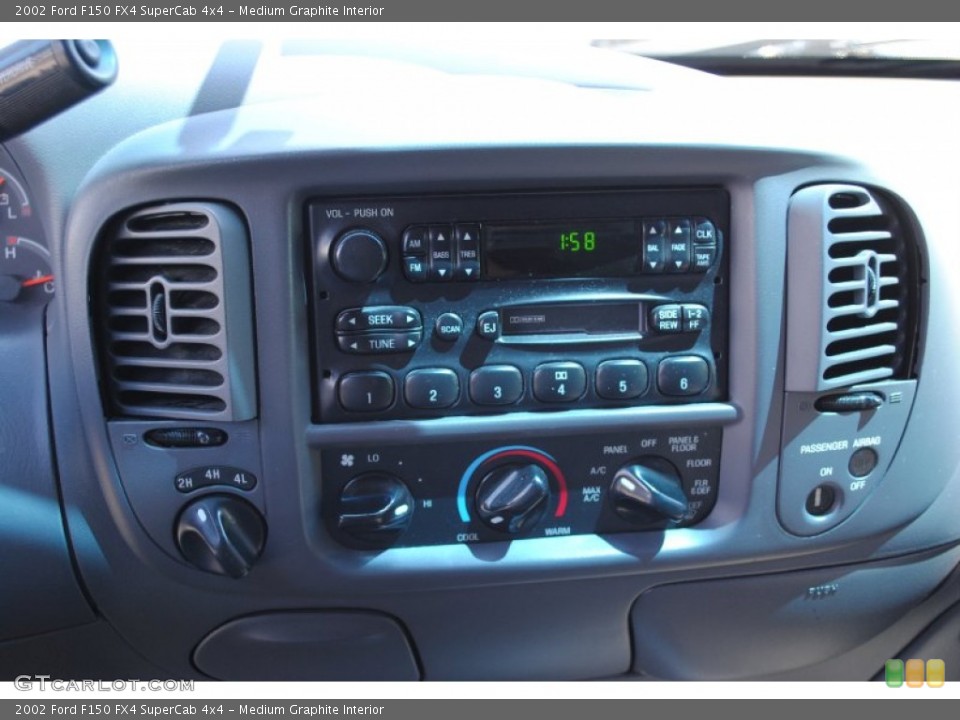 Medium Graphite Interior Audio System for the 2002 Ford F150 FX4 SuperCab 4x4 #53089140