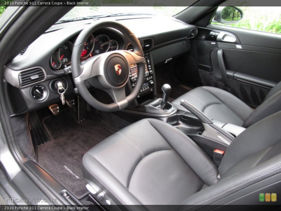 Black Interior Photo for the 2010 Porsche 911 Carrera Coupe #53089202