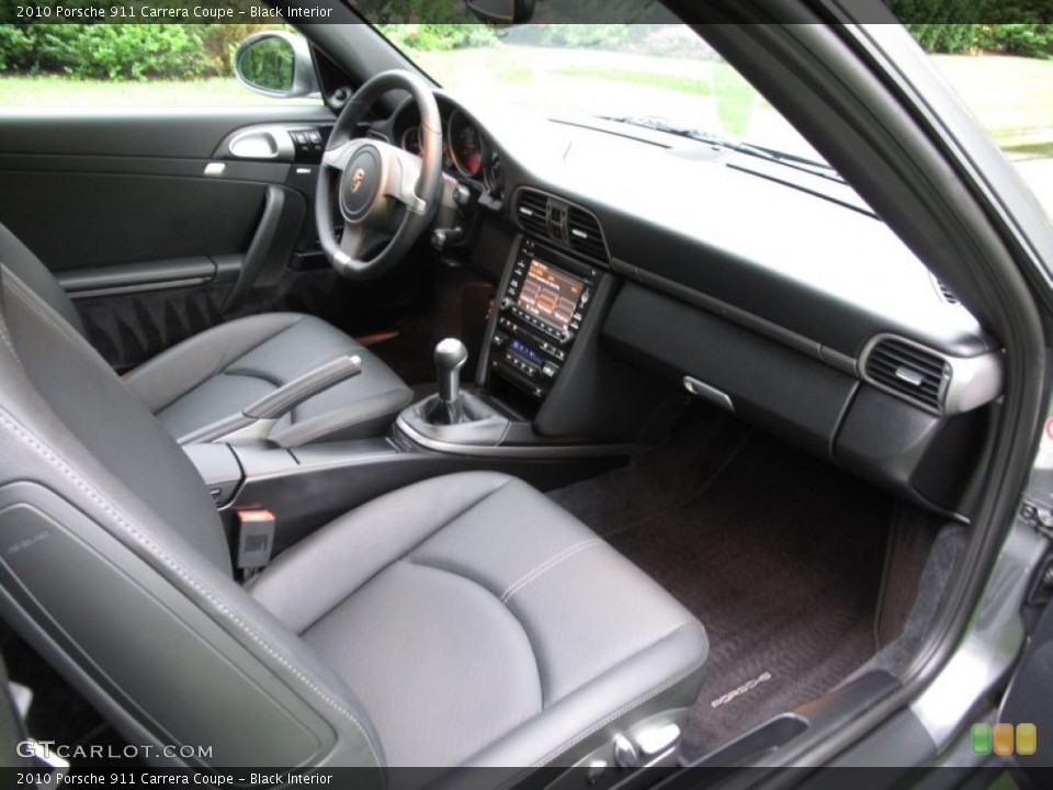 Black Interior Dashboard for the 2010 Porsche 911 Carrera Coupe #53089238