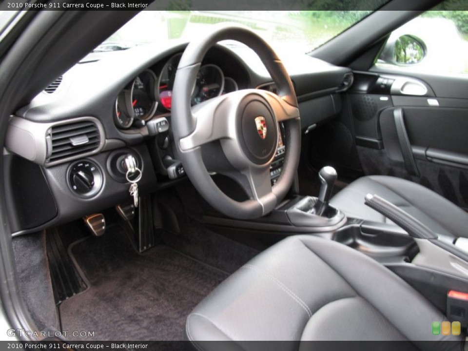 Black Interior Photo for the 2010 Porsche 911 Carrera Coupe #53089298