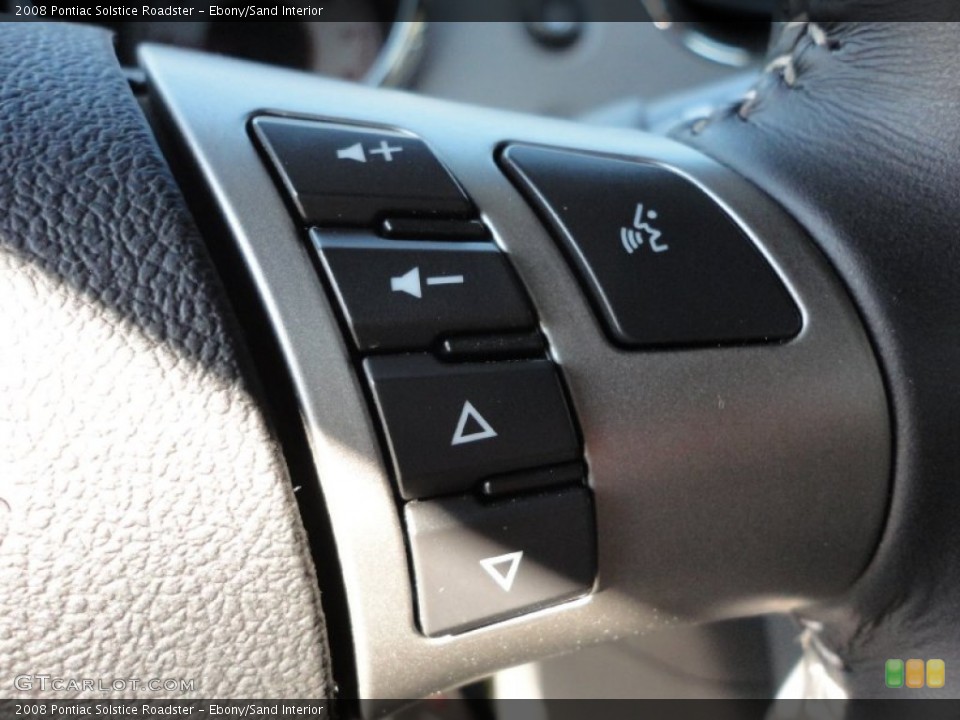 Ebony/Sand Interior Controls for the 2008 Pontiac Solstice Roadster #53089364