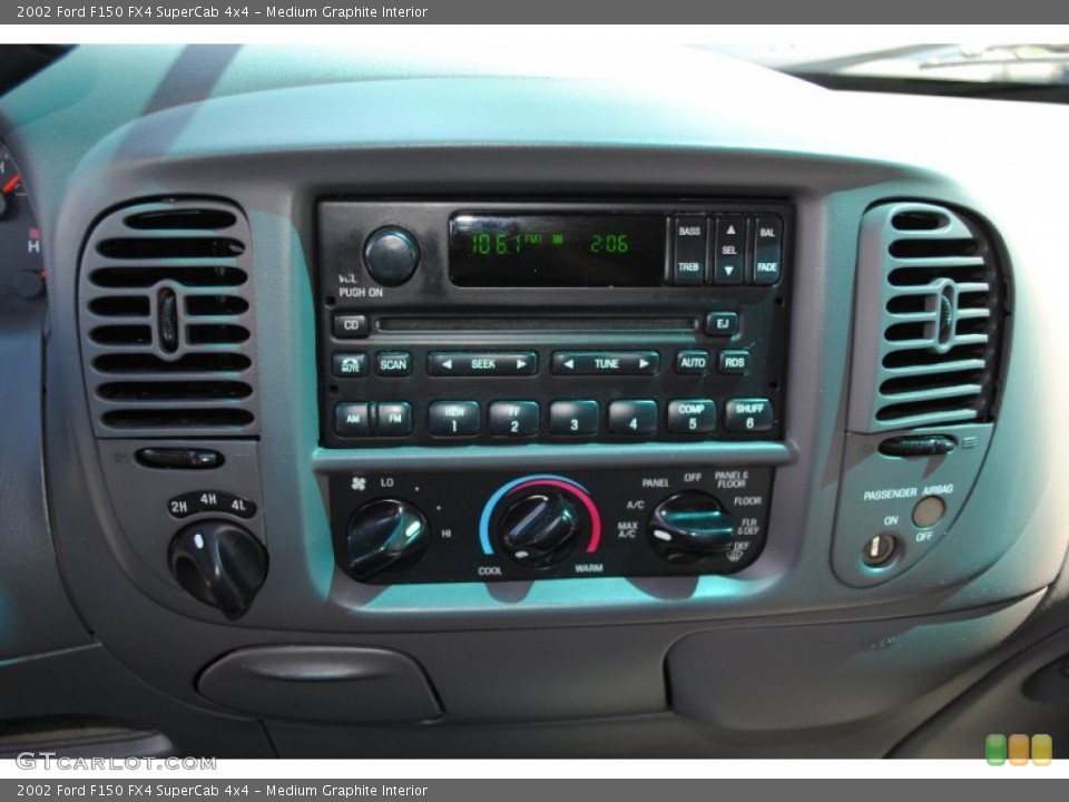 Medium Graphite Interior Audio System for the 2002 Ford F150 FX4 SuperCab 4x4 #53089373