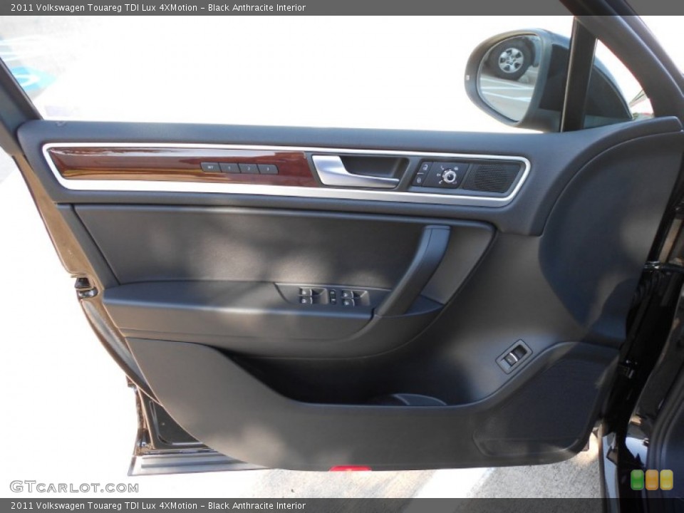 Black Anthracite Interior Door Panel for the 2011 Volkswagen Touareg TDI Lux 4XMotion #53089772