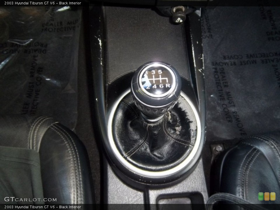 Black Interior Transmission for the 2003 Hyundai Tiburon GT V6 #53090114