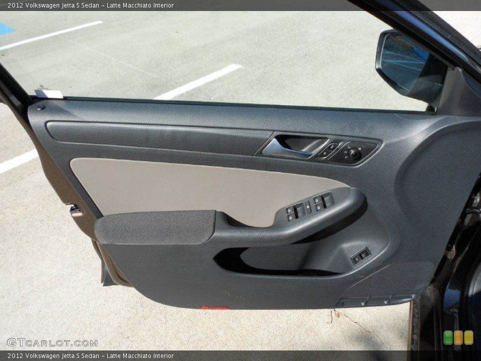 Latte Macchiato Interior Door Panel for the 2012 Volkswagen Jetta S Sedan #53090119