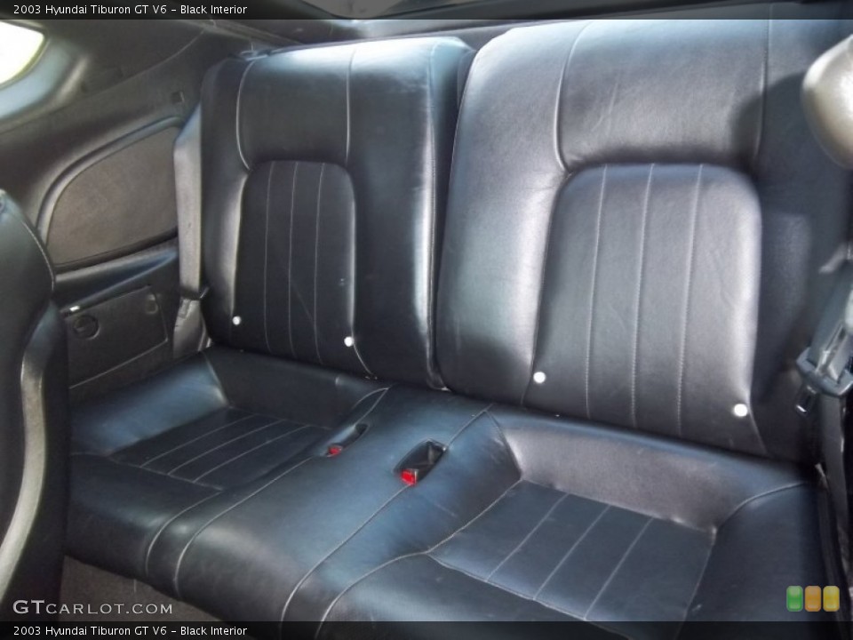 Black Interior Photo for the 2003 Hyundai Tiburon GT V6 #53090144
