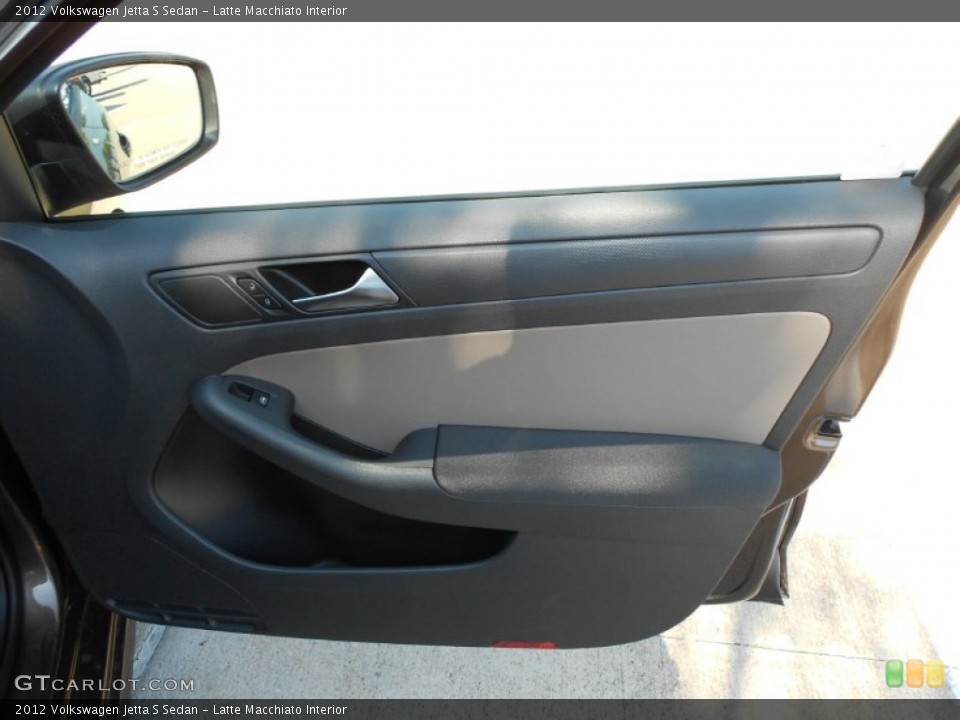 Latte Macchiato Interior Door Panel for the 2012 Volkswagen Jetta S Sedan #53090153