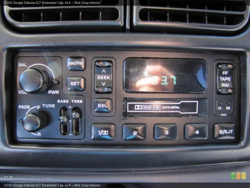 Mist Gray Interior Audio System for the 2000 Dodge Dakota SLT Extended Cab 4x4 #53090336