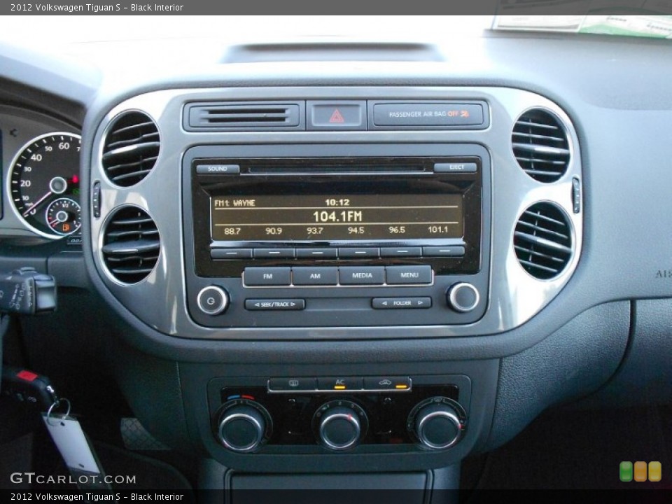Black Interior Audio System for the 2012 Volkswagen Tiguan S #53090873