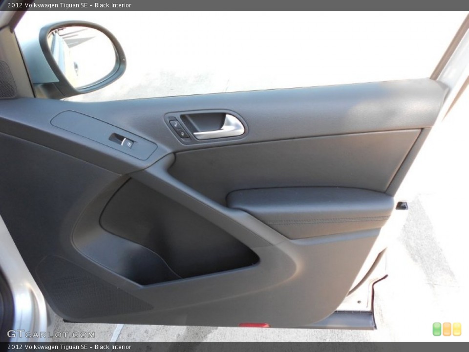Black Interior Door Panel for the 2012 Volkswagen Tiguan SE #53091128