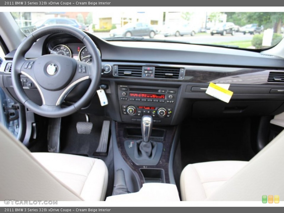 Cream Beige Interior Dashboard for the 2011 BMW 3 Series 328i xDrive Coupe #53091329