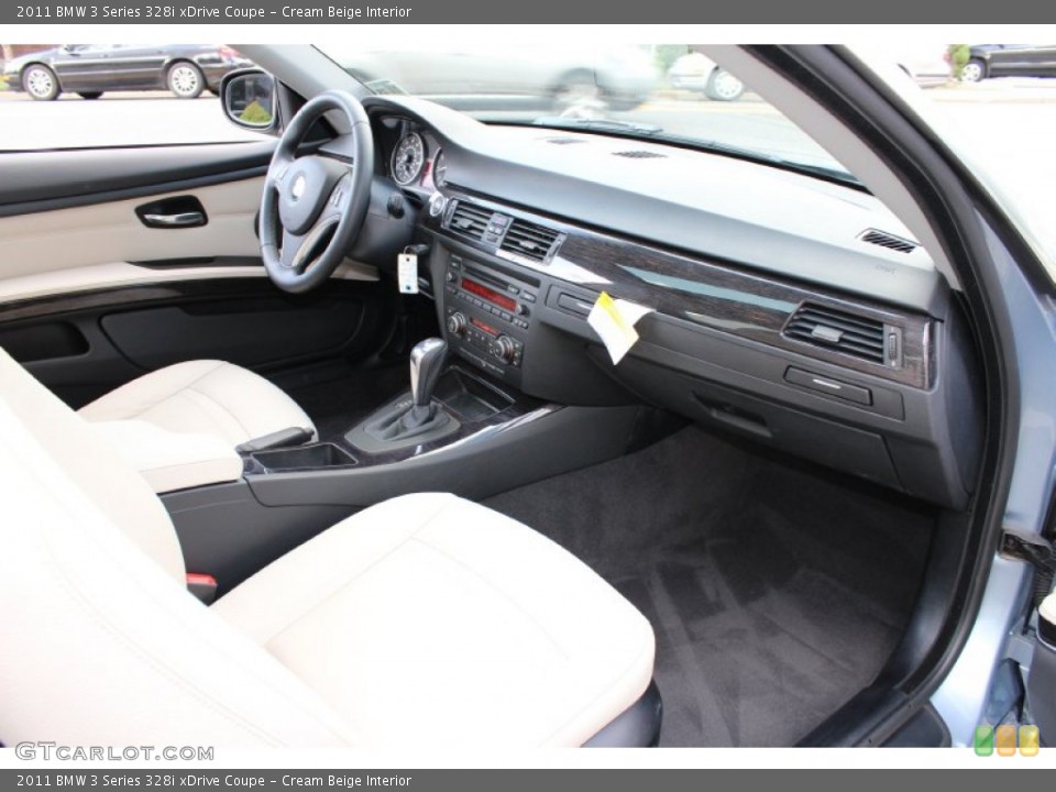 Cream Beige Interior Dashboard for the 2011 BMW 3 Series 328i xDrive Coupe #53091464
