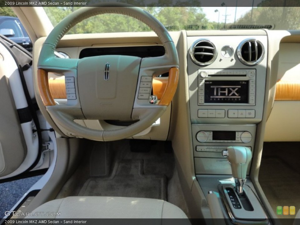 Sand Interior Dashboard for the 2009 Lincoln MKZ AWD Sedan #53092256