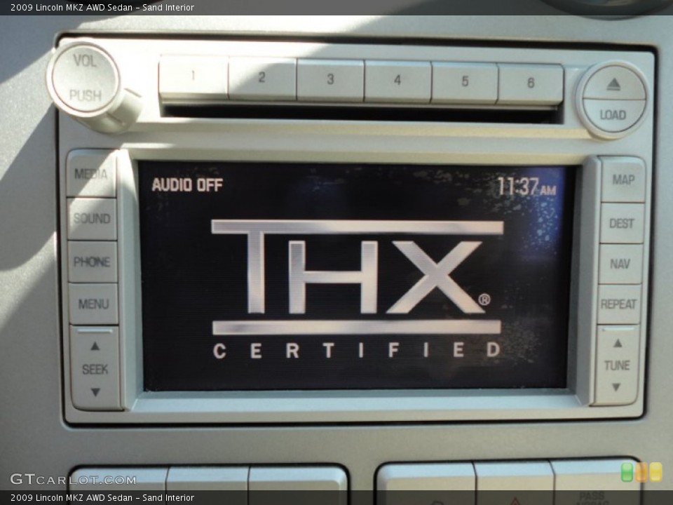 Sand Interior Audio System for the 2009 Lincoln MKZ AWD Sedan #53092289