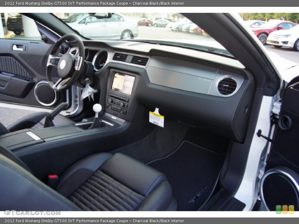 Charcoal Black/Black Interior Dashboard for the 2012 Ford Mustang Shelby GT500 SVT Performance Package Coupe #53093030