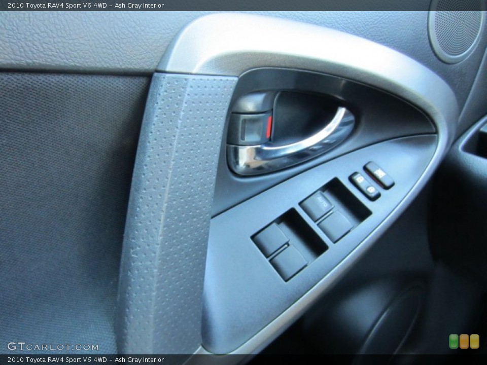 Ash Gray Interior Controls for the 2010 Toyota RAV4 Sport V6 4WD #53093558