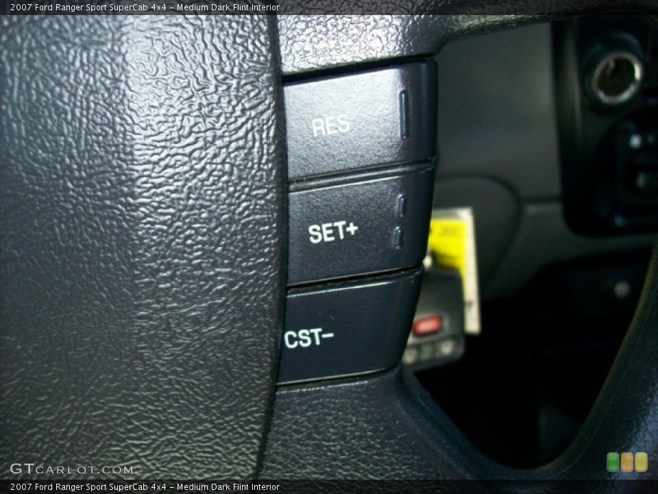 Medium Dark Flint Interior Controls for the 2007 Ford Ranger Sport SuperCab 4x4 #53093759