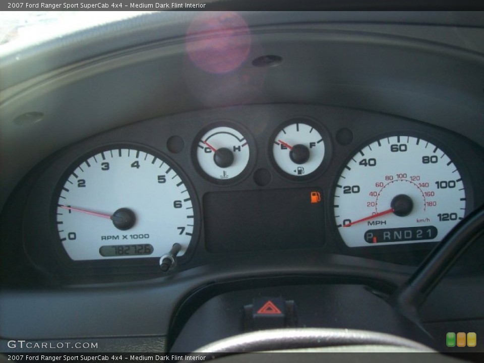 Medium Dark Flint Interior Gauges for the 2007 Ford Ranger Sport SuperCab 4x4 #53093768