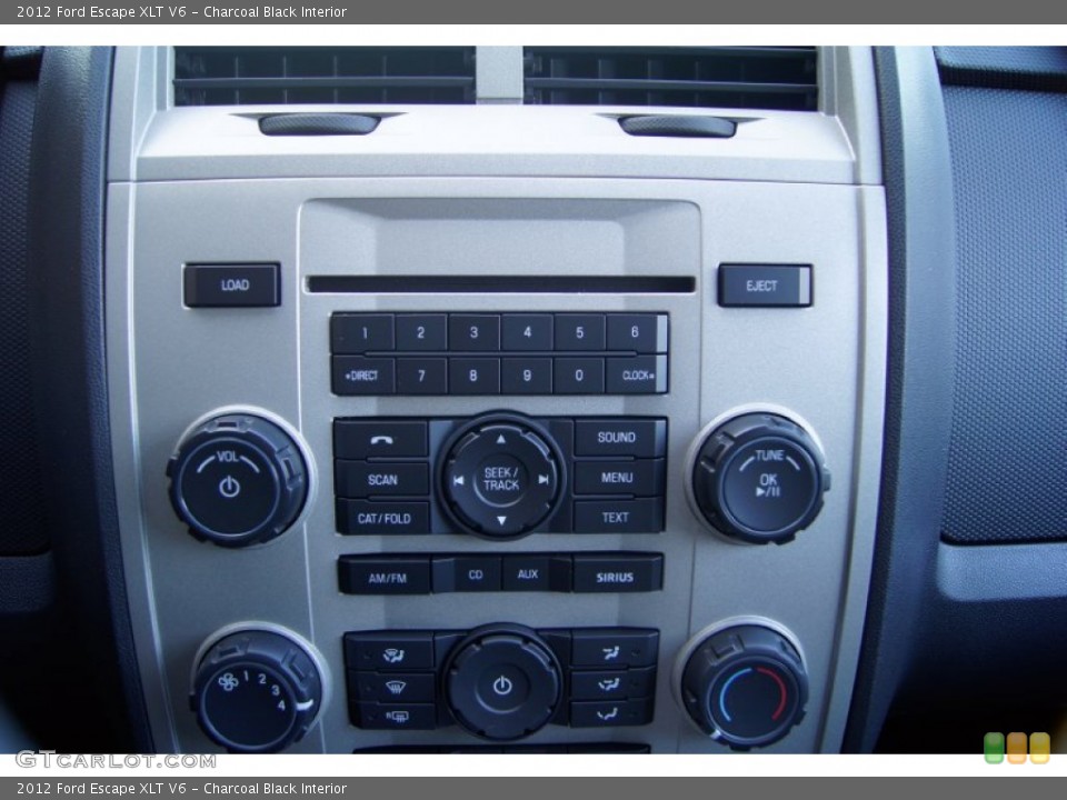 Charcoal Black Interior Audio System for the 2012 Ford Escape XLT V6 #53094005