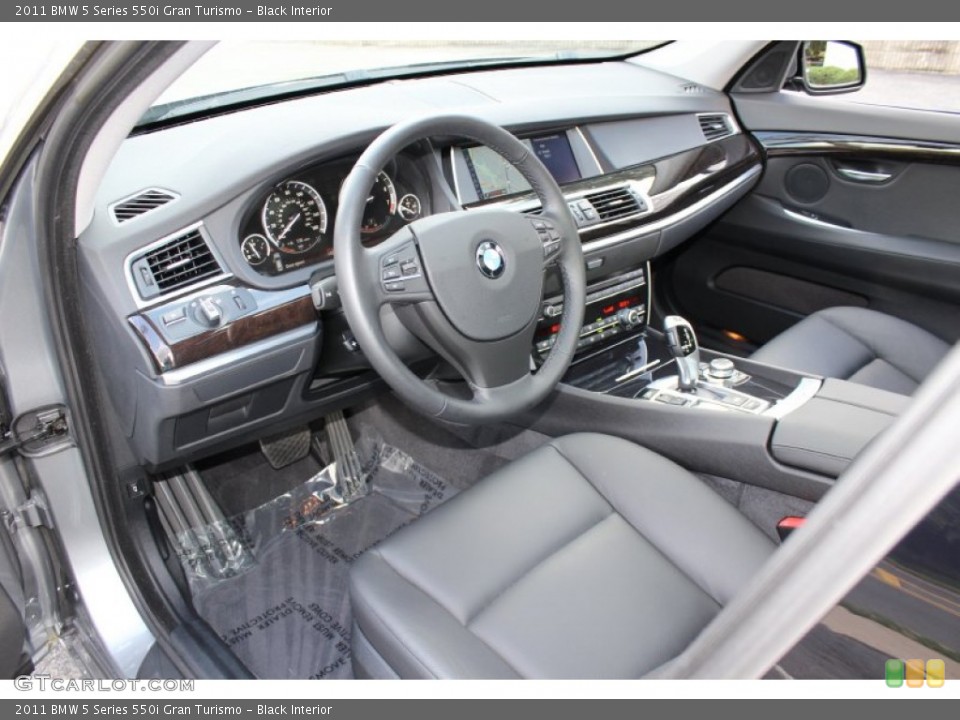 Black Interior Prime Interior for the 2011 BMW 5 Series 550i Gran Turismo #53095118