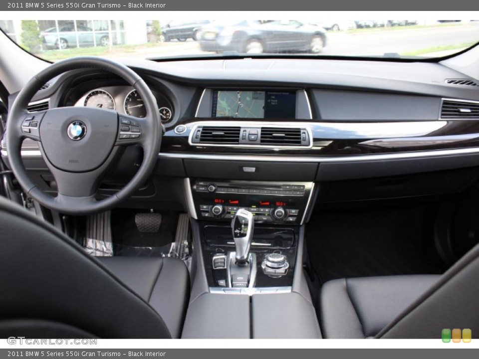 Black Interior Dashboard for the 2011 BMW 5 Series 550i Gran Turismo #53095158