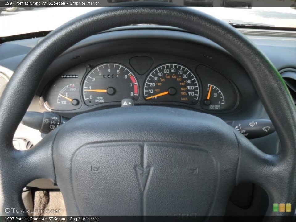 Graphite Interior Gauges for the 1997 Pontiac Grand Am SE Sedan #53096192