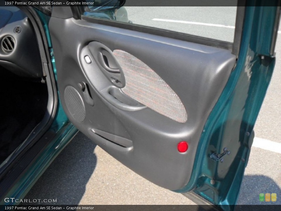 Graphite Interior Door Panel for the 1997 Pontiac Grand Am SE Sedan #53096342