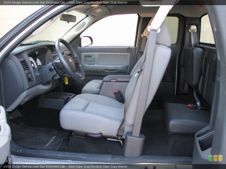 Dark Slate Gray/Medium Slate Gray Interior Photo for the 2009 Dodge Dakota Lone Star Extended Cab #53096432