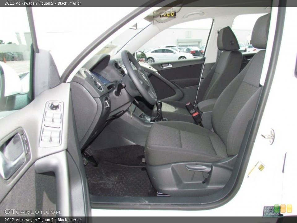 Black Interior Photo for the 2012 Volkswagen Tiguan S #53096657