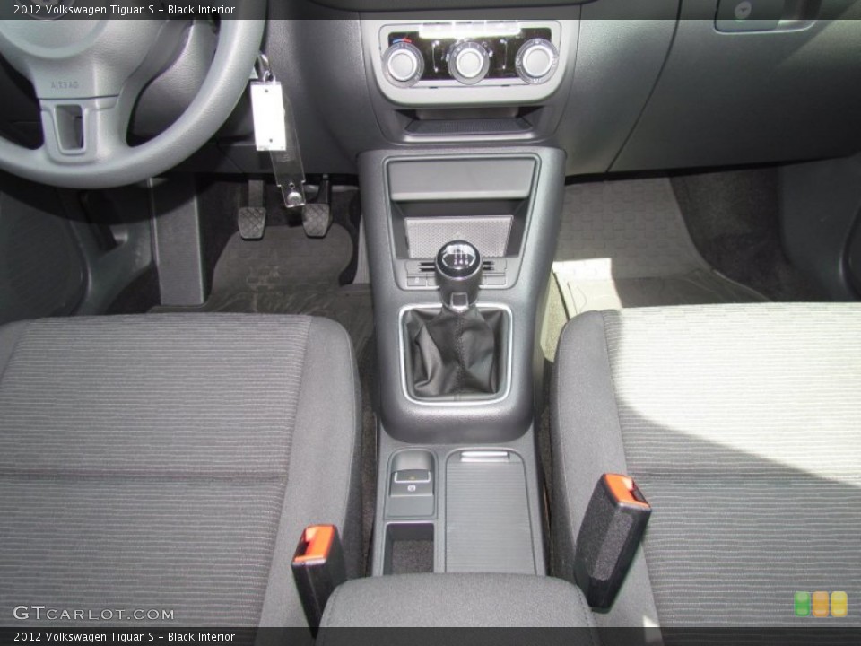 Black Interior Transmission for the 2012 Volkswagen Tiguan S #53096720