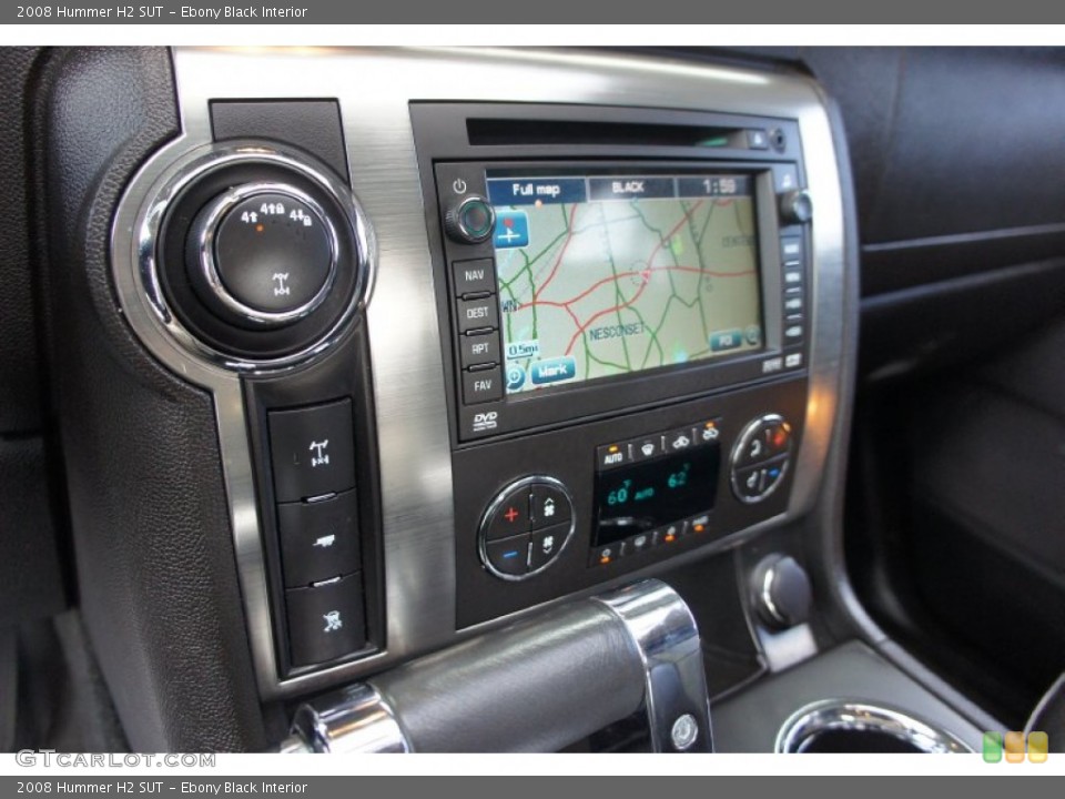 Ebony Black Interior Navigation for the 2008 Hummer H2 SUT #53097635