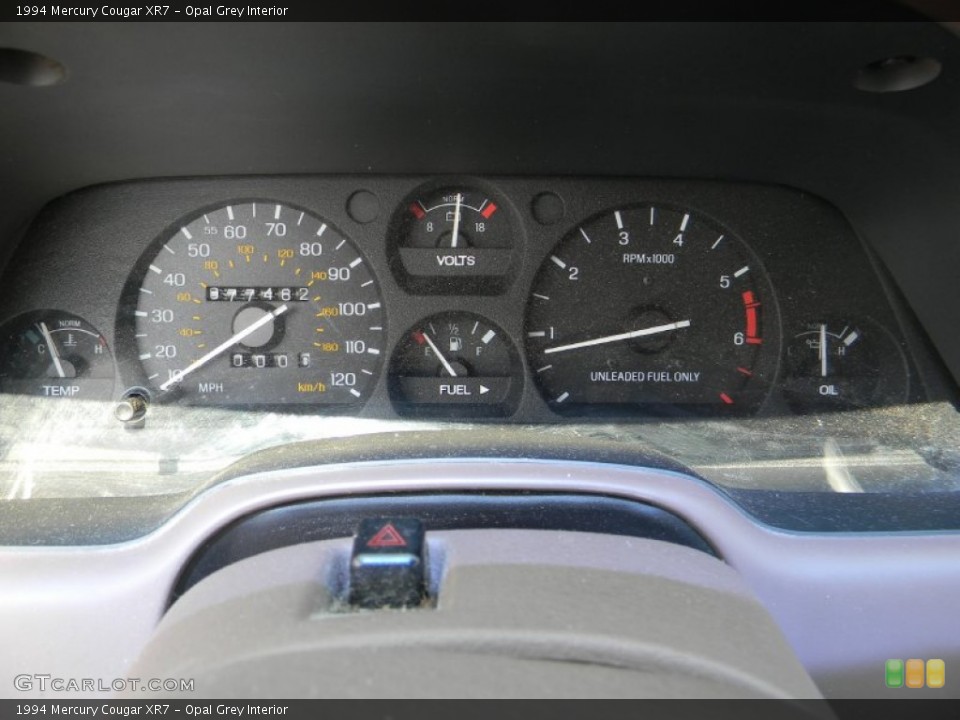 Opal Grey Interior Gauges for the 1994 Mercury Cougar XR7 #53098310