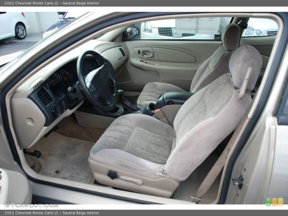 Neutral Beige Interior Photo for the 2001 Chevrolet Monte Carlo LS #53099924