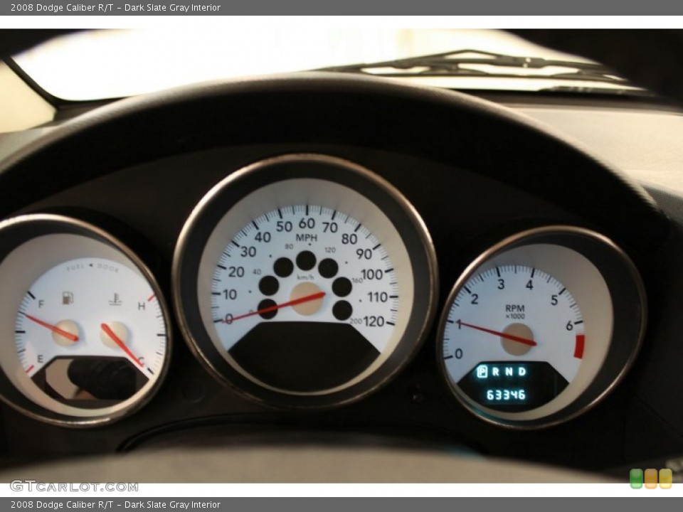 Dark Slate Gray Interior Gauges for the 2008 Dodge Caliber R/T #53103488