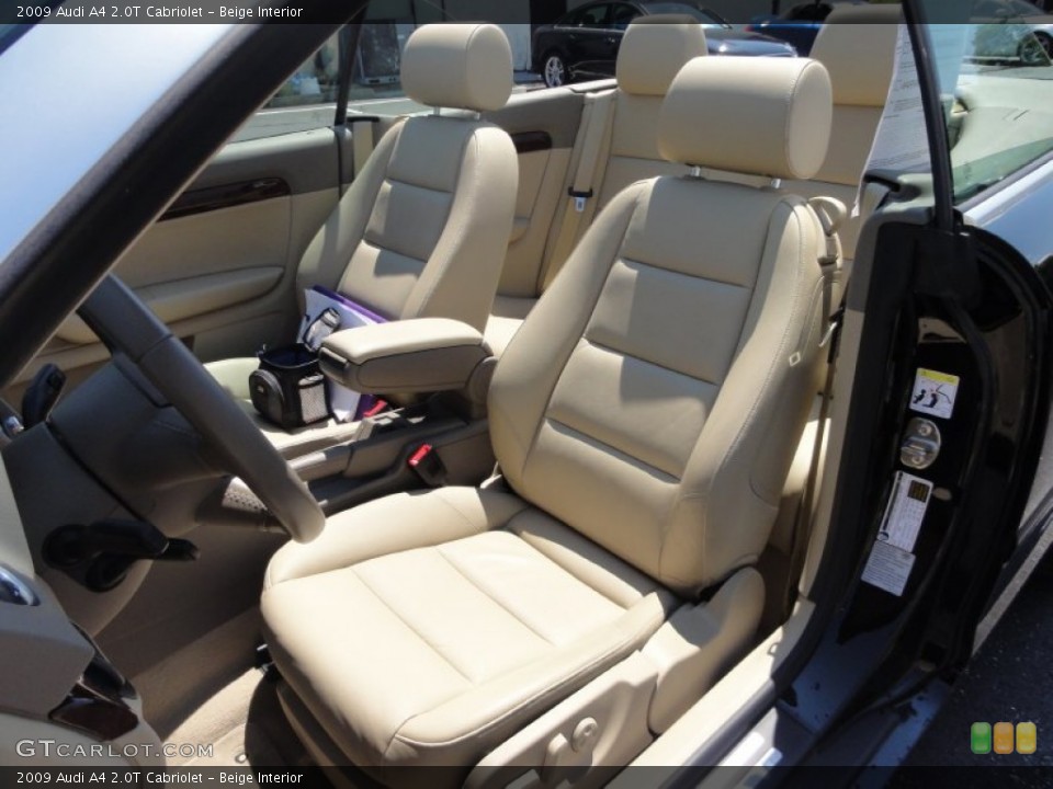 Beige Interior Photo for the 2009 Audi A4 2.0T Cabriolet #53105609